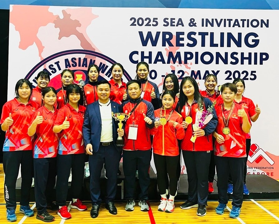 Local wrestlers bring home 24 golds from Southeast Asian championship